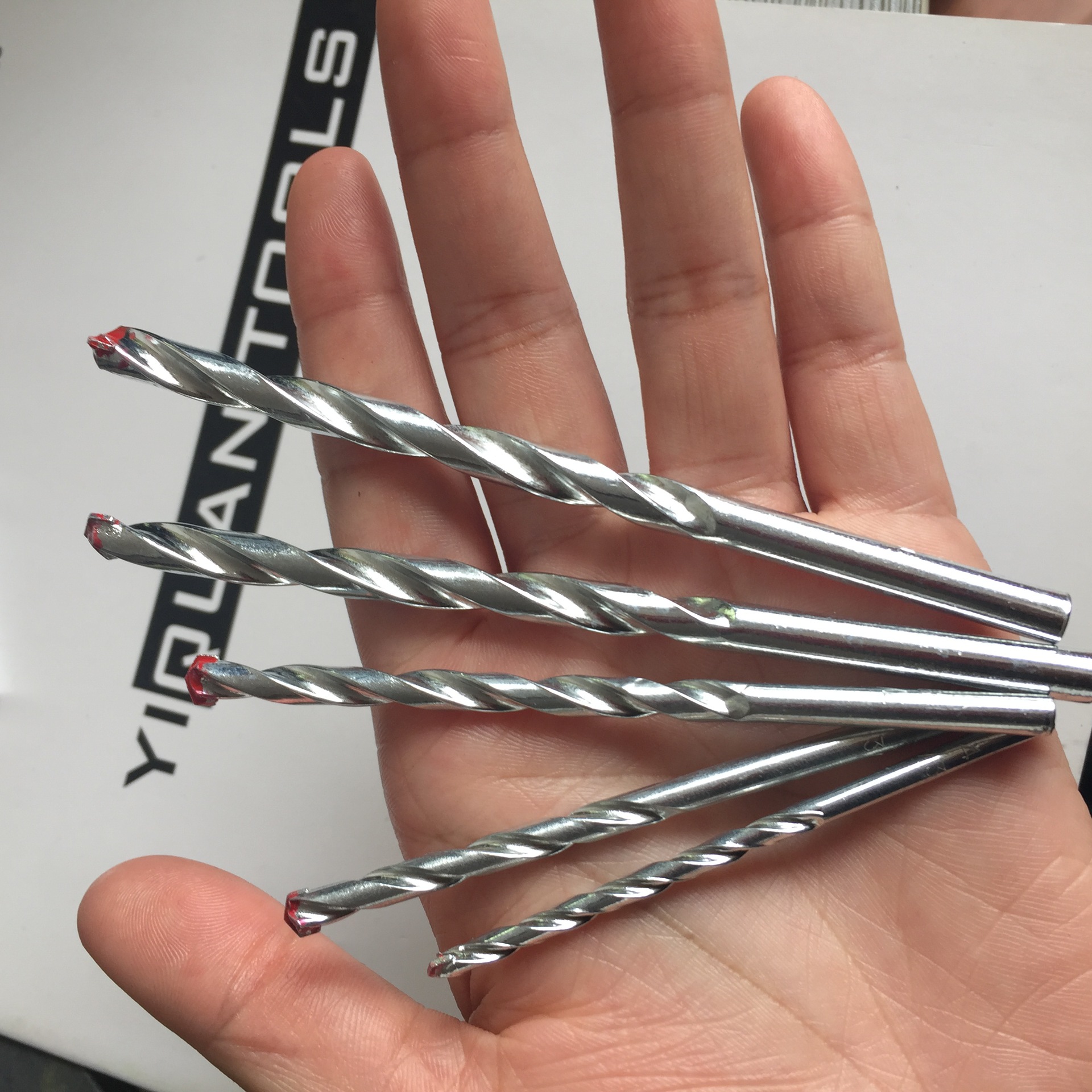 5pcs散装 轧制建工钻/水泥钻头 镀锌 5pcs套盒补充装