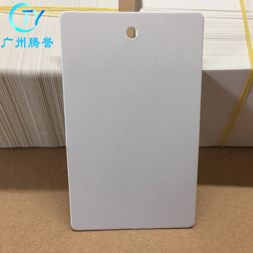 现货批发 5X9CM 300g铜板通用服装吊牌  订产合格证 吊牌卡定 做