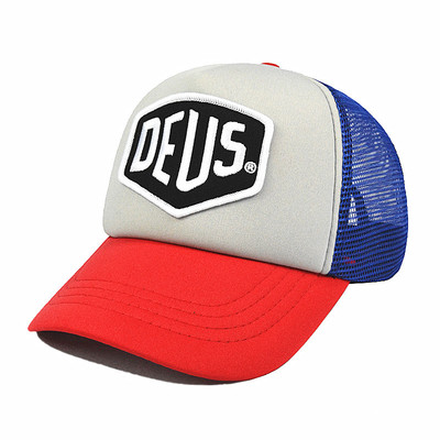 韩版潮帽男女出游度假沙滩遮阳帽男女嘻哈棒球帽字母deus刺绣网帽