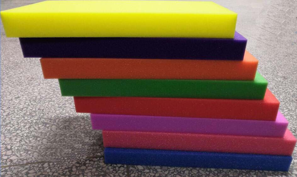 红黄蓝绿白黑灰紫粉彩色玩具环保材料海绵样品专拍