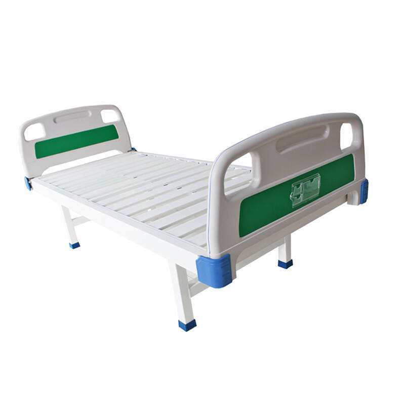 辰铭医用护理病床 冲孔式平板床 abs挂式床头条式平板病床