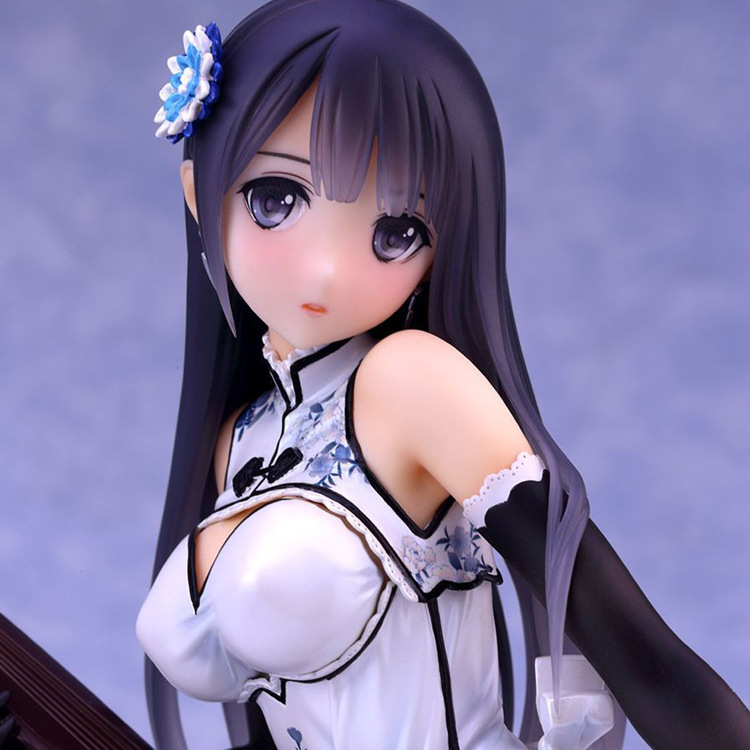 tony 幻想金瓶梅 蓝色限定 原色 瓶儿 碧玉 软胶盒装手办