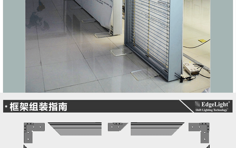 机场超薄广告灯箱商场双面卡布灯箱 led软膜拉布灯箱吊挂立式可选