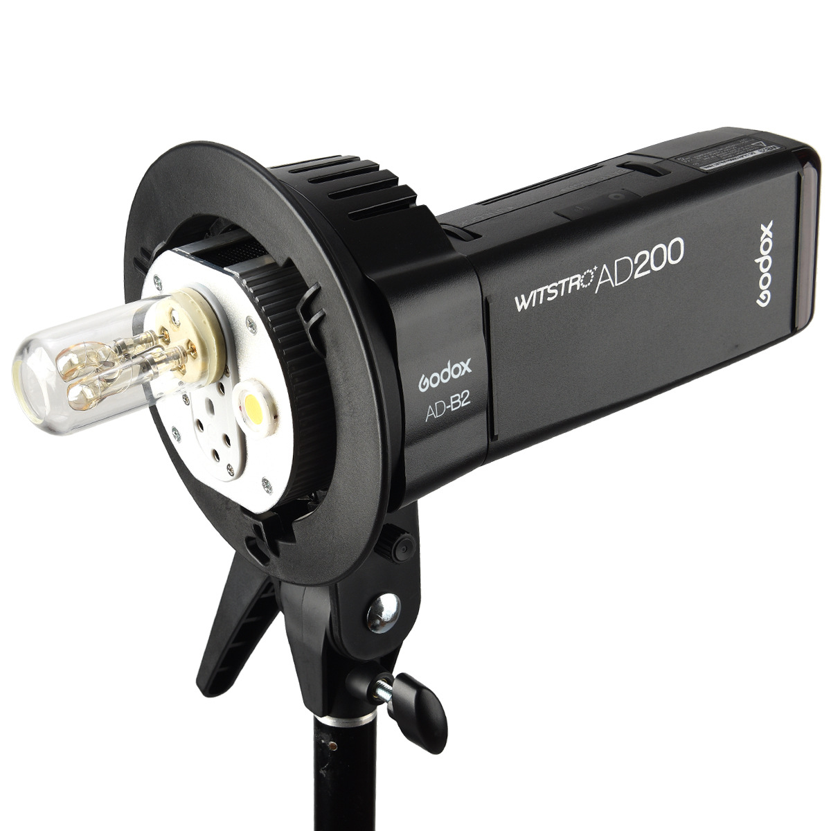 godox神牛 ad200口袋灯高速外拍摄影灯闪光灯ad-b2双灯头高速ttl