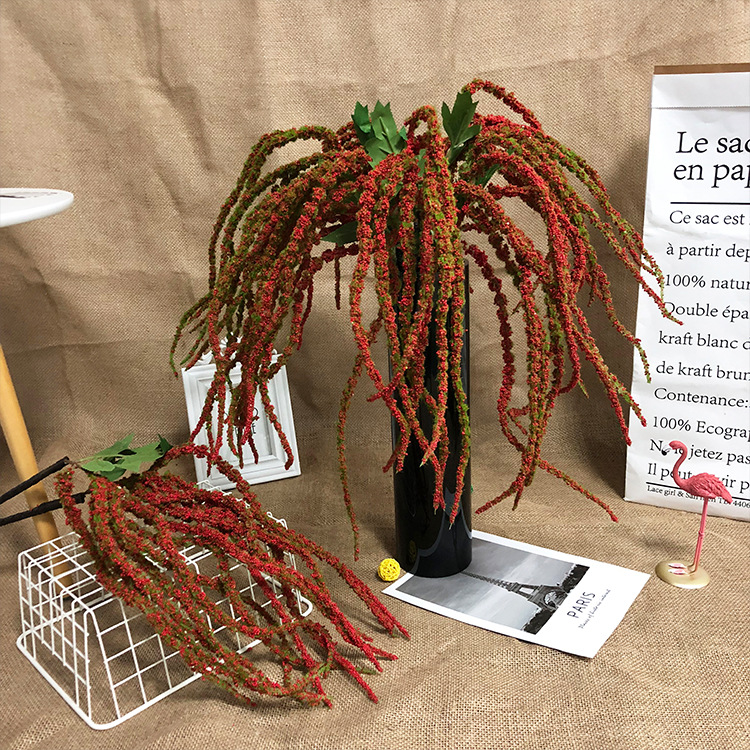 直销舞台背景婚庆布置壁挂泡沫浆果垂鸡冠情人泪 仿真垂钓情人果