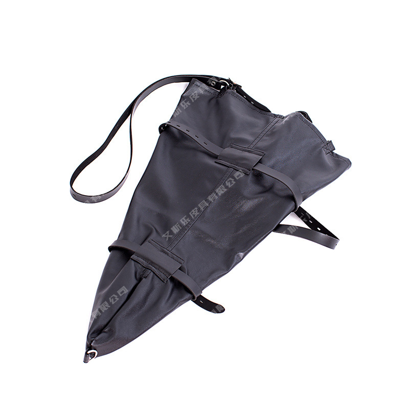 【加大款金属拉链紧束单手套】情趣男士紧束手束缚袋