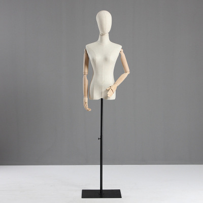 模特道具女半身人台展示架服装店橱窗假人韩版衣服穿版模特架