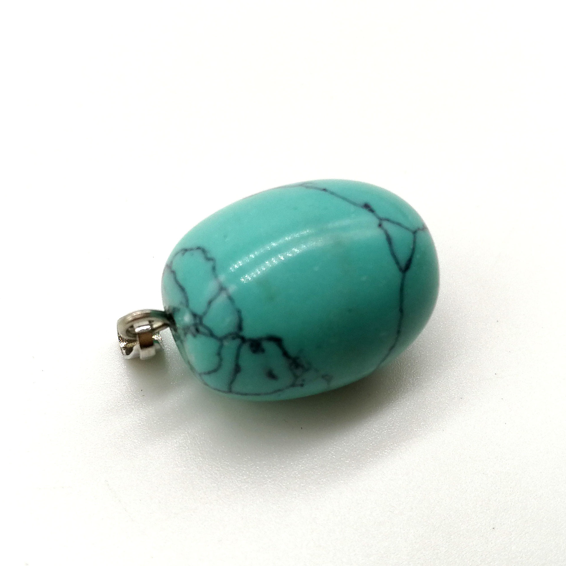 石头吊坠 混色天然石头吊坠 男女项链 天然石头项链吊坠厂家批发