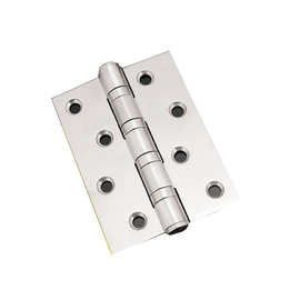 不锈钢平开合页430钢木门五金铰链合页 90度合页 折叠免挖孔合页