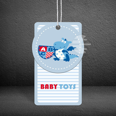 厂家订制玩具吊牌 专业定制 可爱卡通吊牌 免费设计15350