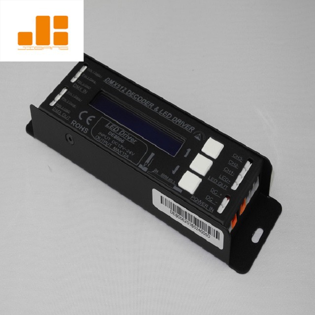 dmx512解码器 rgb控制器 3通道解码器 dmx解码器 12/24v