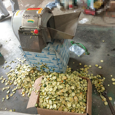 多功能电动切片切丝机 枳壳切片机 不锈钢款价格低切片产量高