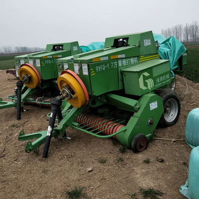 大型苜蓿草青贮饲料打捆机 全自动打捆机 液压式打捆机