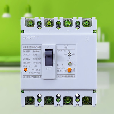 正泰 漏电保护器 漏保 塑壳开关 nm1le-250s/4300 250a 三相四线