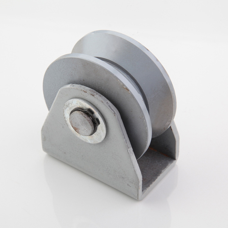 厂家现货供应 铁制v型轨道轮 轨道滑轮 导轨轮 脚轮 小号大号