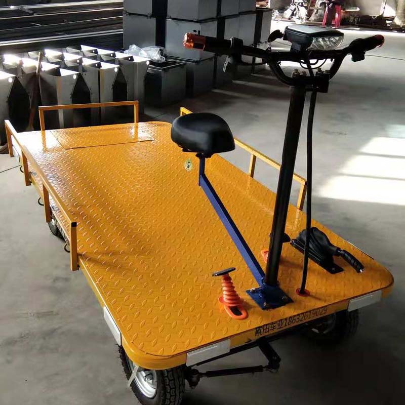 电动四轮车厂家直供大承重电动板车电动推车车间工具车电动平板车