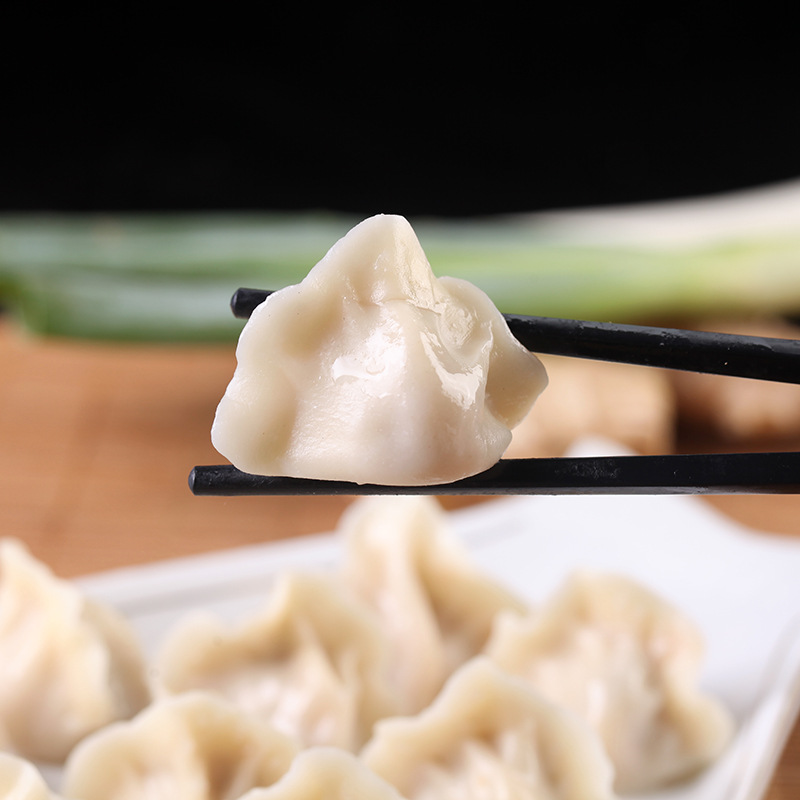 永盛开现包鲜冻鲅鱼水饺商用批发速冻羊肉饺子蔬菜韭菜馅水饺定制