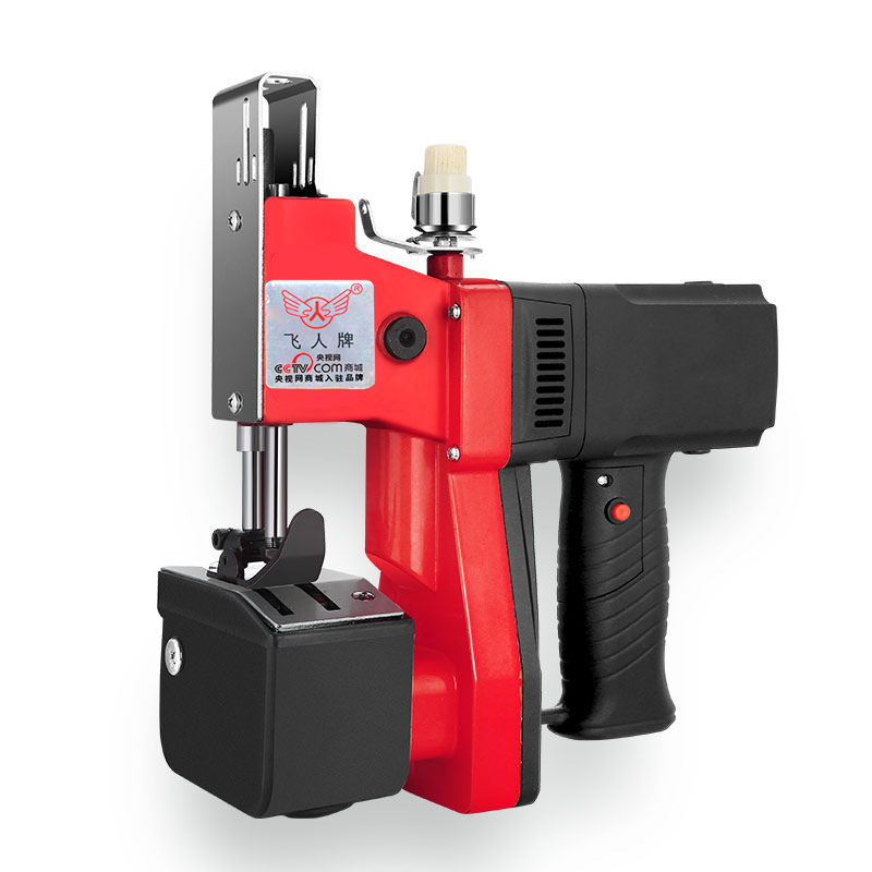 飞人牌gk9-668枪式手提电动缝包机快递编织袋封口打包机轻便快捷