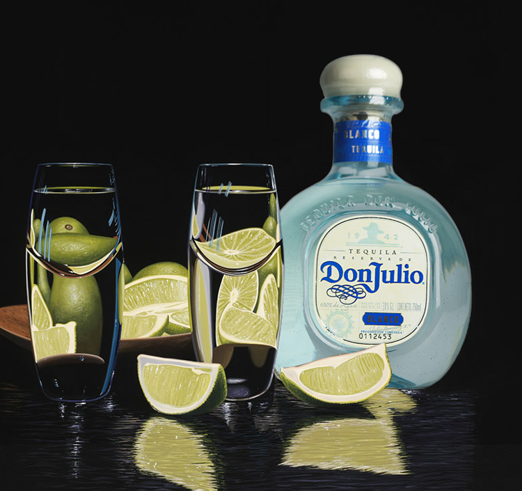 墨西哥洋酒don julio blanco唐胡里奥银珍藏白标龙舌兰酒烈酒基酒