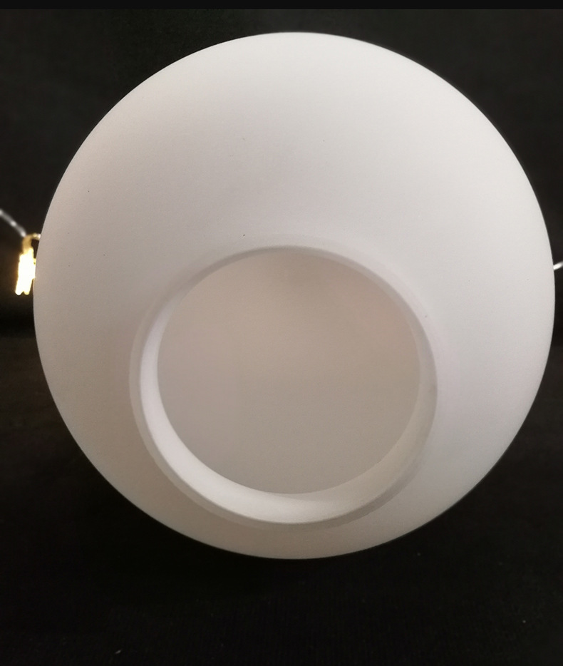 批发室内灯具白玉酸玻璃工艺品人工吹制玻璃灯罩玻璃灯具配件