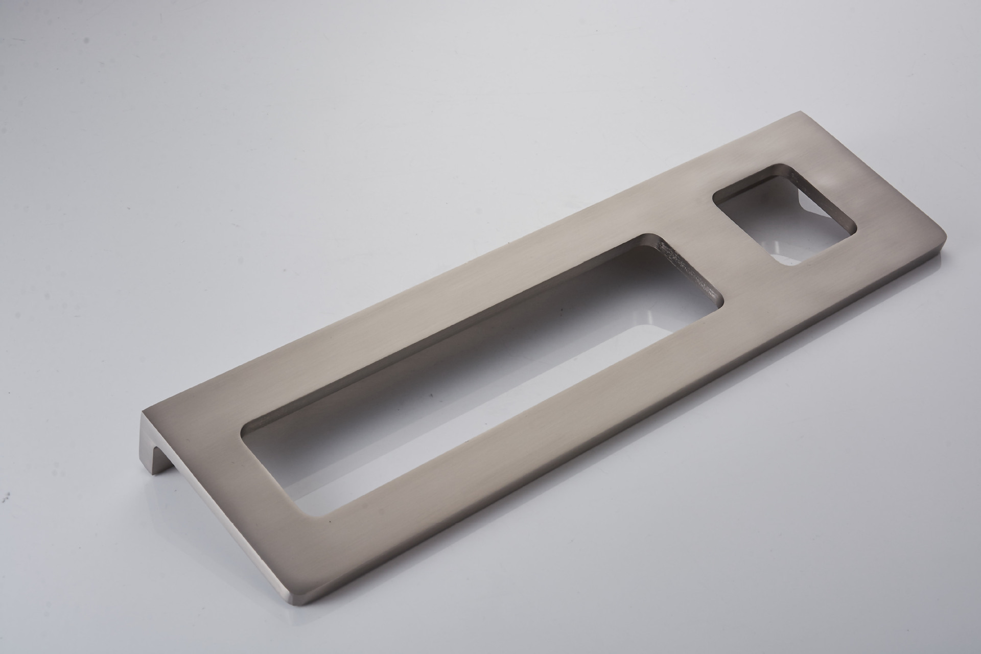 太空铝拉丝方形卫生间毛巾环单杯双用 酒店浴室牙刷杯架置物架