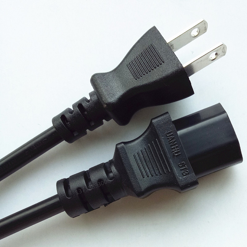 厂家直销日本插头品字尾电源线 日规插头外露导线电源线