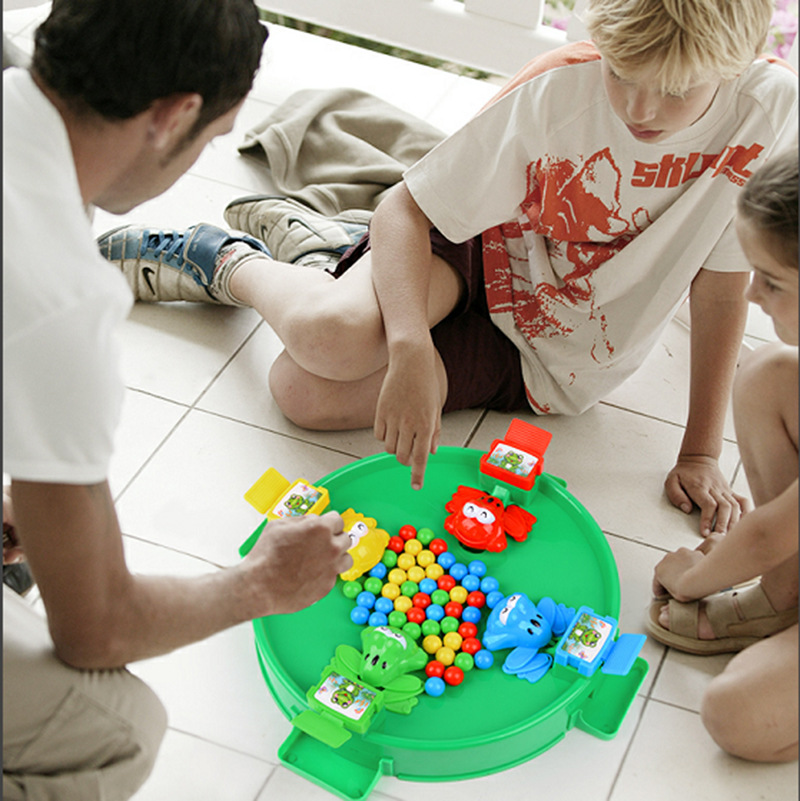 青蛙抢豆 青蛙吃豆儿童玩具 幼儿园亲子互动游戏益智玩具 抖音同