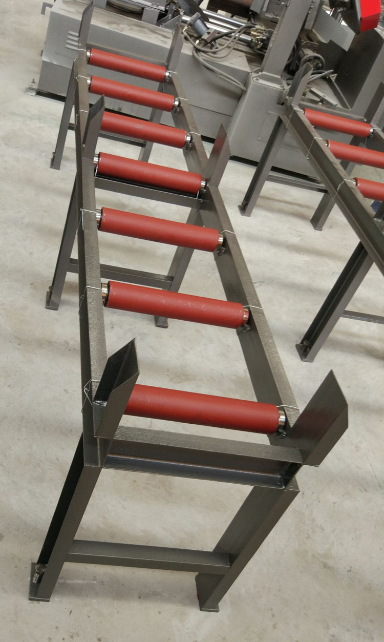 锯床送料架金属锯床托料架锯床厂家制作现货供应带锯床电动送料架