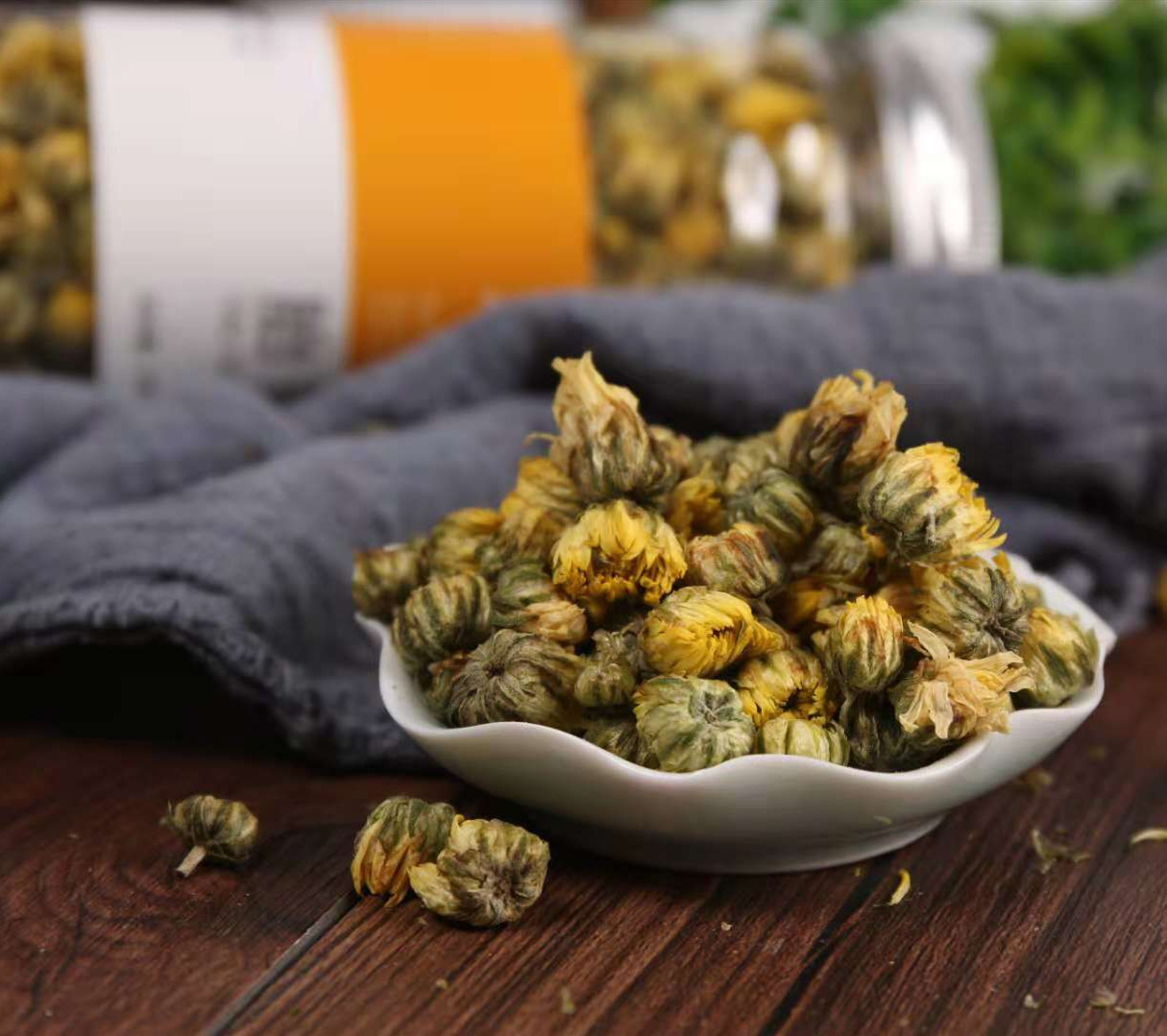 厂家直供瓶装胎菊王胎菊米北京菊罐装桐乡胎菊王菊花花茶一件代发