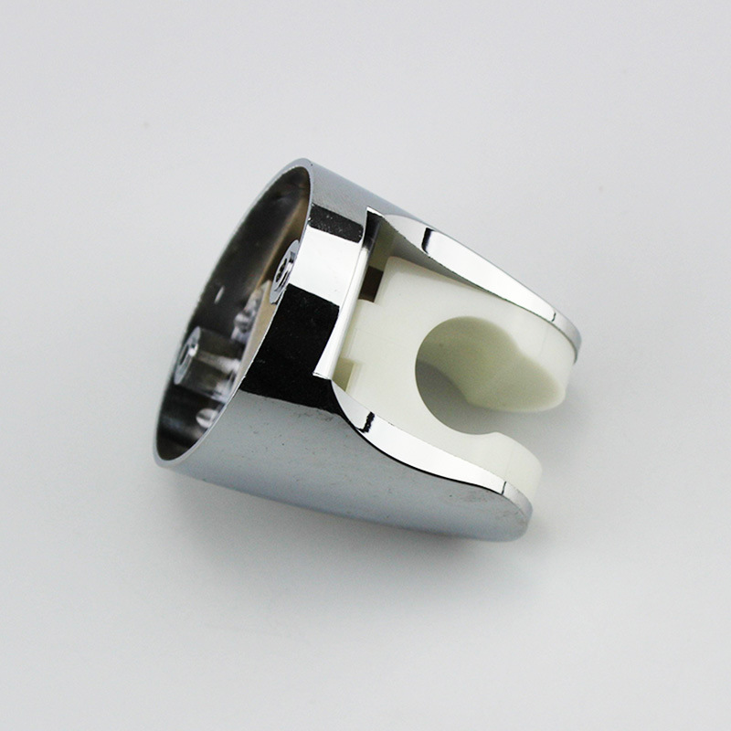 批发abs电镀花洒底座 淋浴管底座配件 淋浴喷头固定花洒支架供应