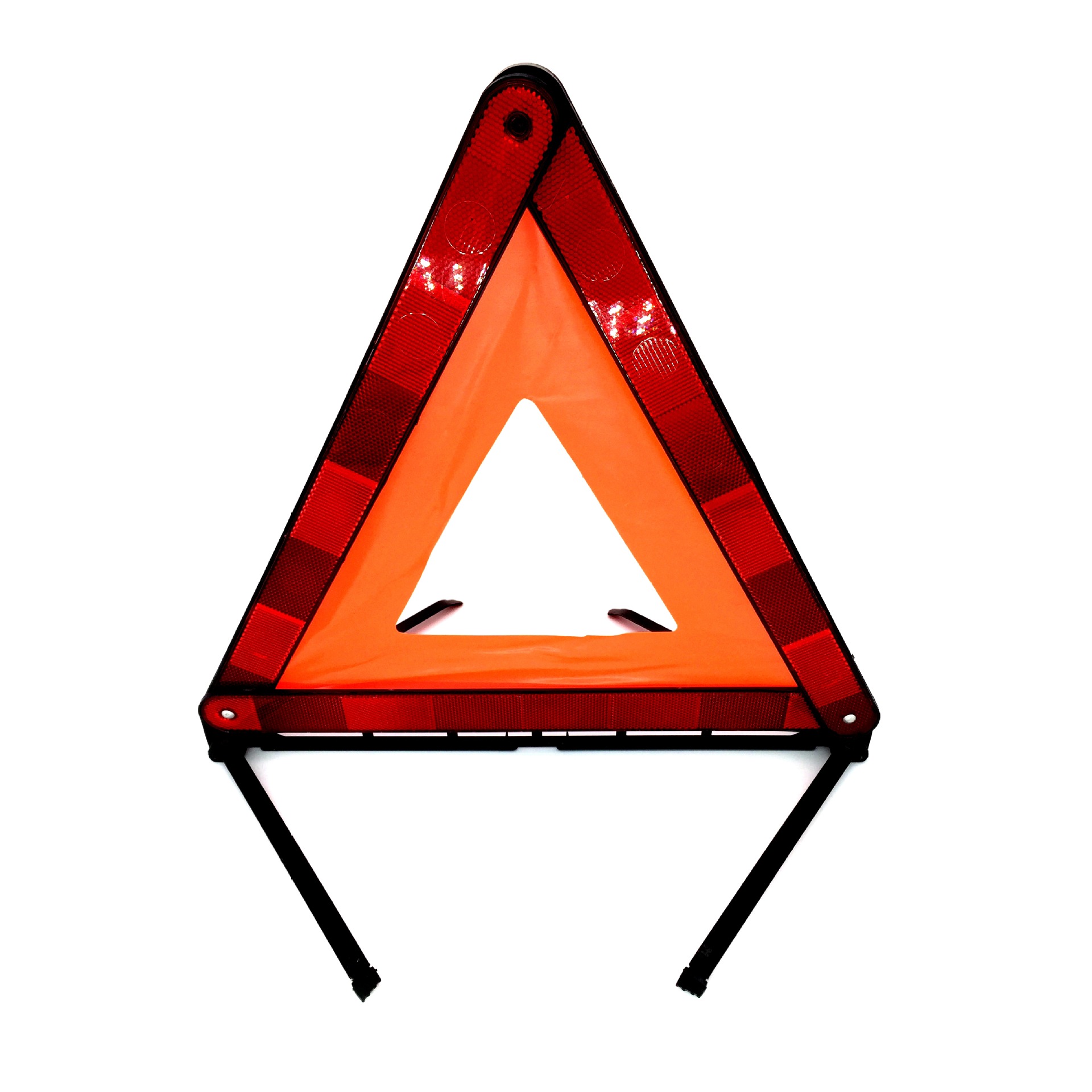 厂家直销小红盒汽车故障三角警示牌反光三角警示架车载三角牌