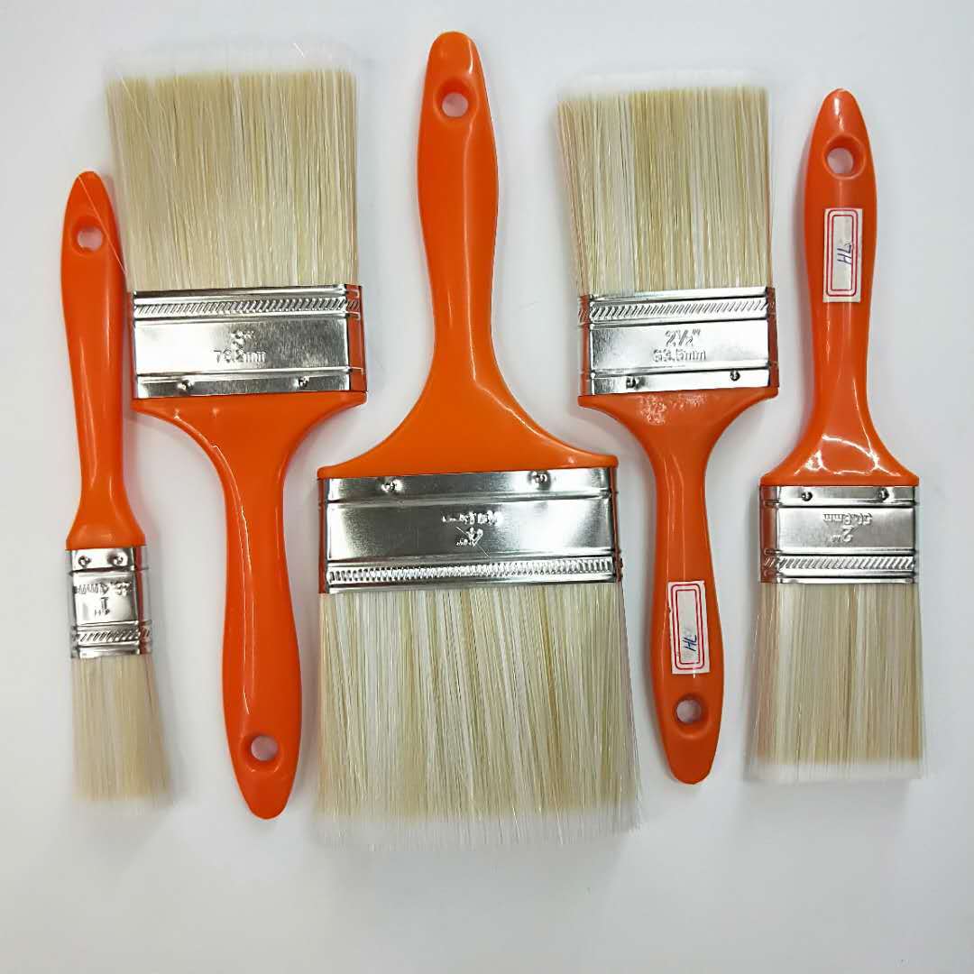 厂家供应 塑料柄油漆刷 外销工具刷 烧烤刷 涂料刷子 猪鬃刷 价优