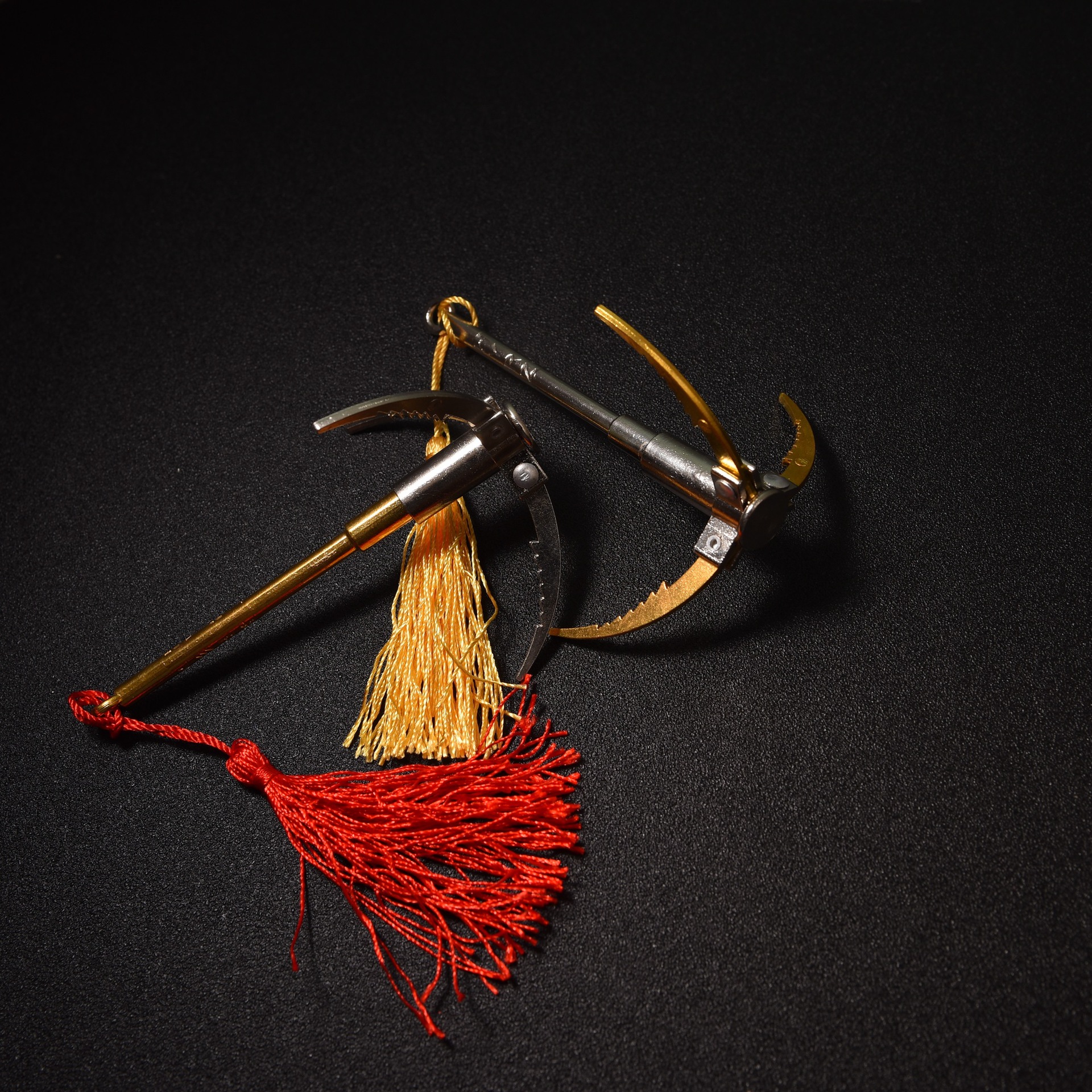 校园周边火影忍者合金武器 12cm爪子 名人水门阿斯玛佐助兵器模型