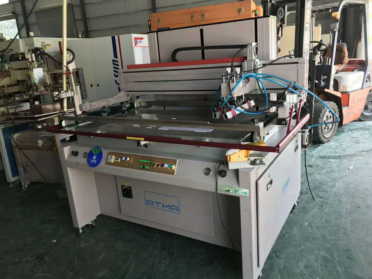 二手丝印机  自动丝印机   东远丝印机  全通丝印机   伺服丝印机