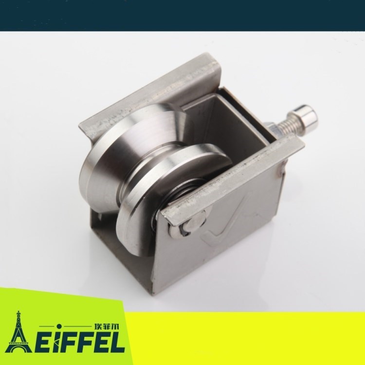 衣柜移门小滑轮不锈钢轨道轮移动轮浴室轴承大型滑轮v型厂家批发