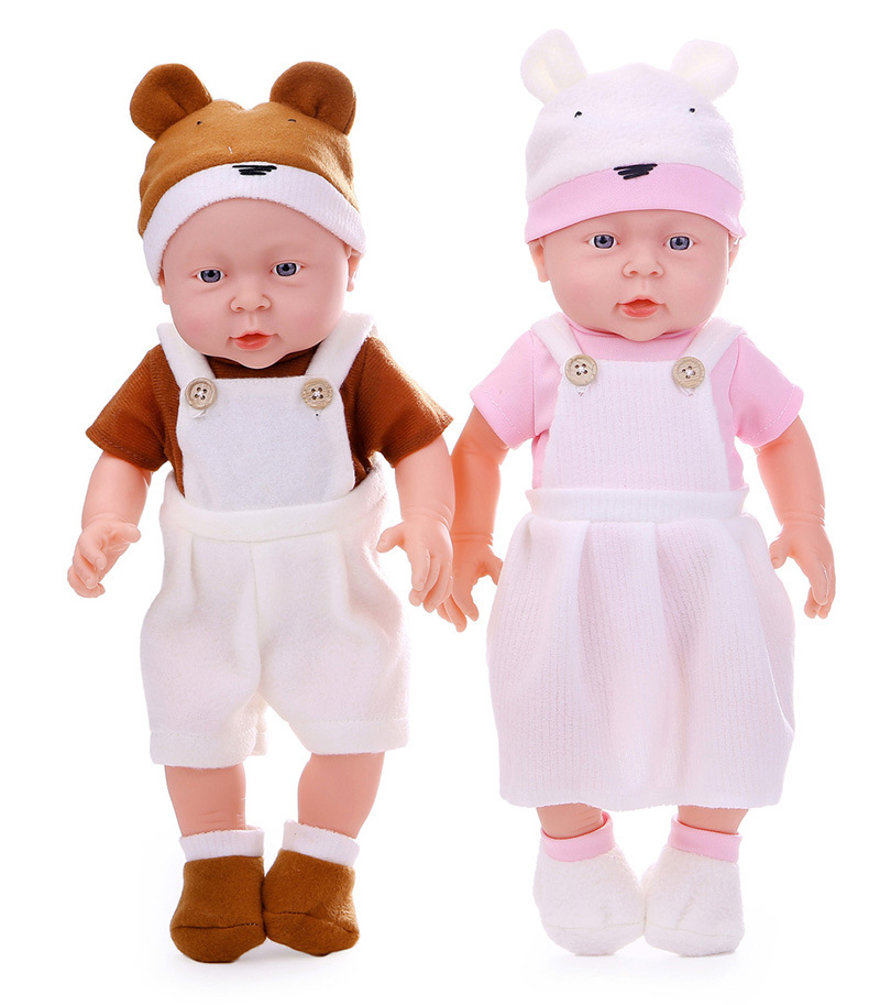 男孩女孩搪胶公仔仿真婴儿娃娃模特洋娃娃初生软胶模型家政月嫂