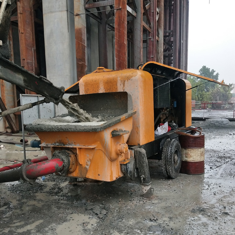 液压二次结构输送泵 大型混凝土输送泵 建筑工地混凝土浇筑泵