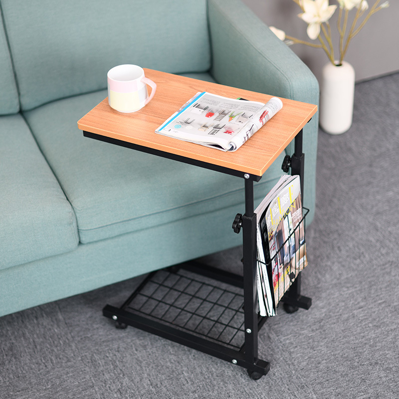 1 Manufacturer] Simple Modern Mobile Bedside Table Lifting Small Coffee Table Side Table Lazy Computer Desk Sofa Small Desk