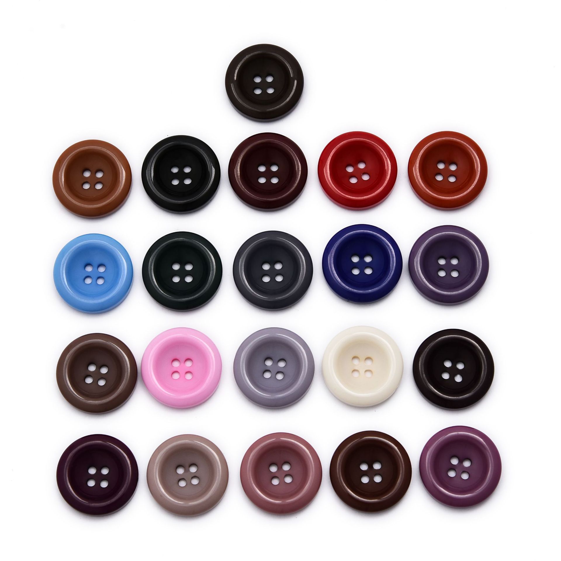 Cashmere Woolen Coat Color Button Color Small round Edge Resin Button Wholesale manufacturers Supply