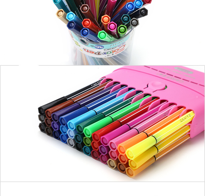 掌握zw-200-12水彩笔可水洗学生儿童彩色涂鸦笔画笔12色套装