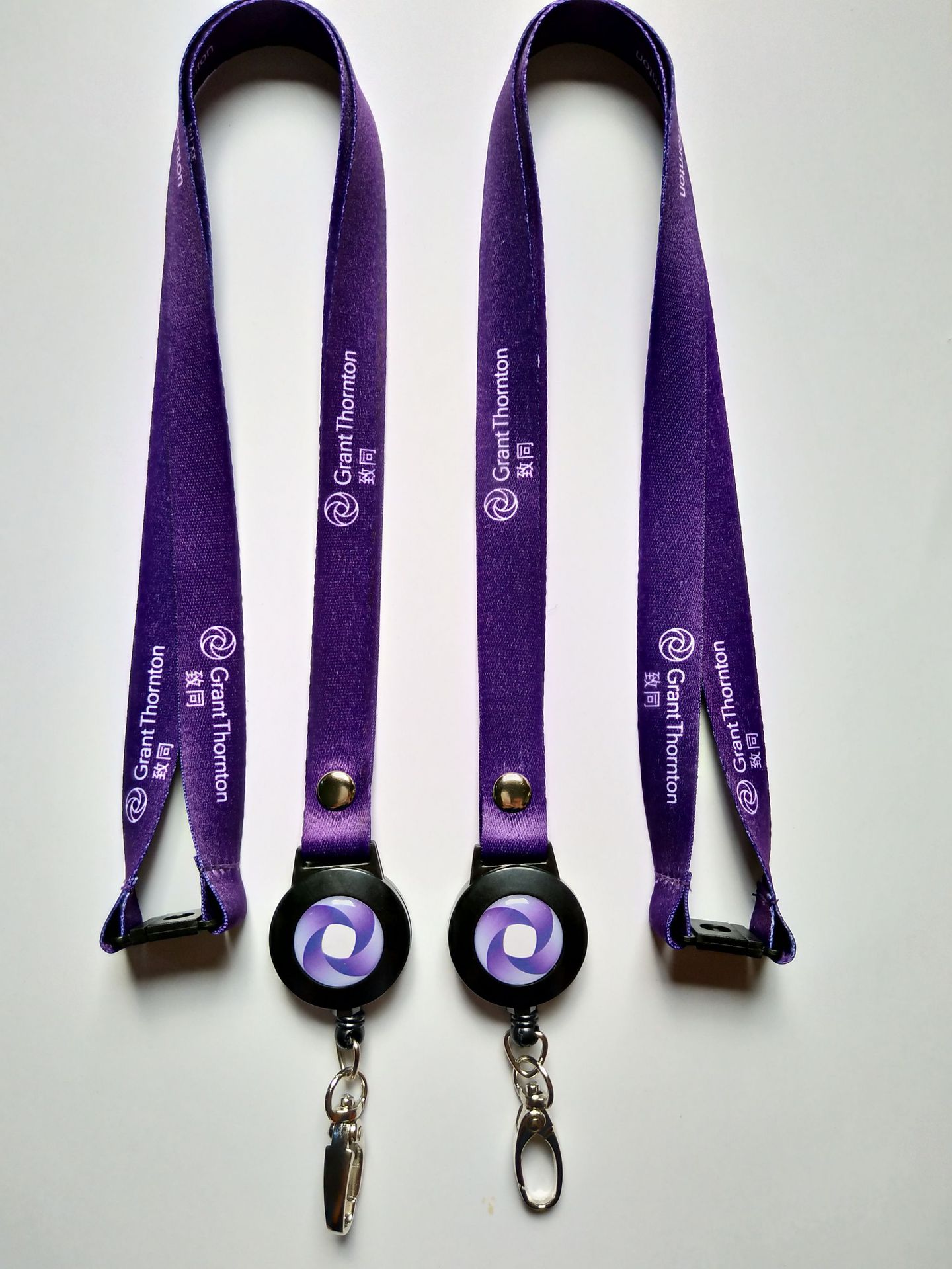 新款易拉得证件挂绳 伸缩扣热转印挂绳 胸卡挂带 挂绳 厂家供应