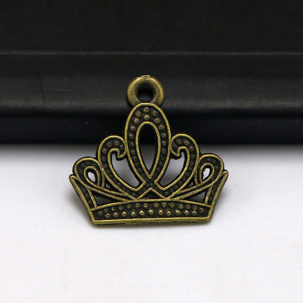 diy 手工材料 饰品配件 复古合金 青铜皇冠挂件吊坠 欧美流行