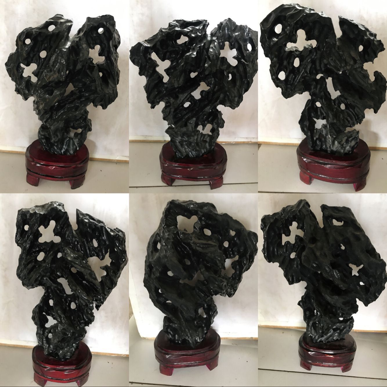 荐 天然墨石摆件观赏办公送礼宝石工艺品大量现货