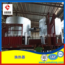 304螺旋板式换热器5台生产完工江西萍乡科隆塔体塔器厂家正在发货