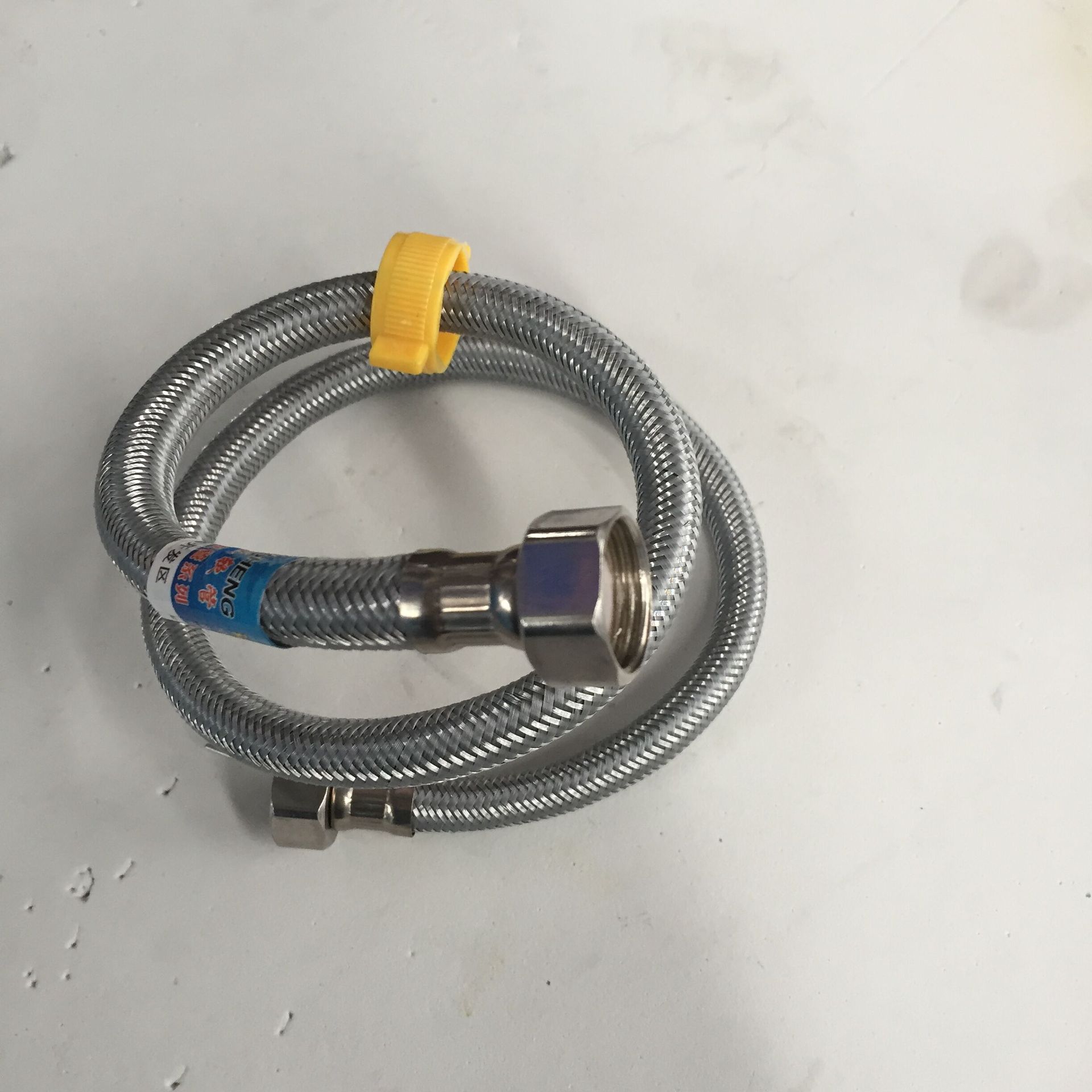 4分不锈钢帽进水管热水器马桶水箱高压防爆混合编织软管厂家批发