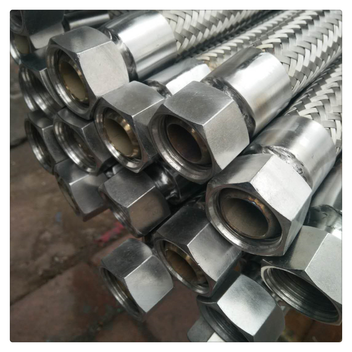 螺纹连接金属软管 快速接头式 法兰式不锈钢软管连接厂家