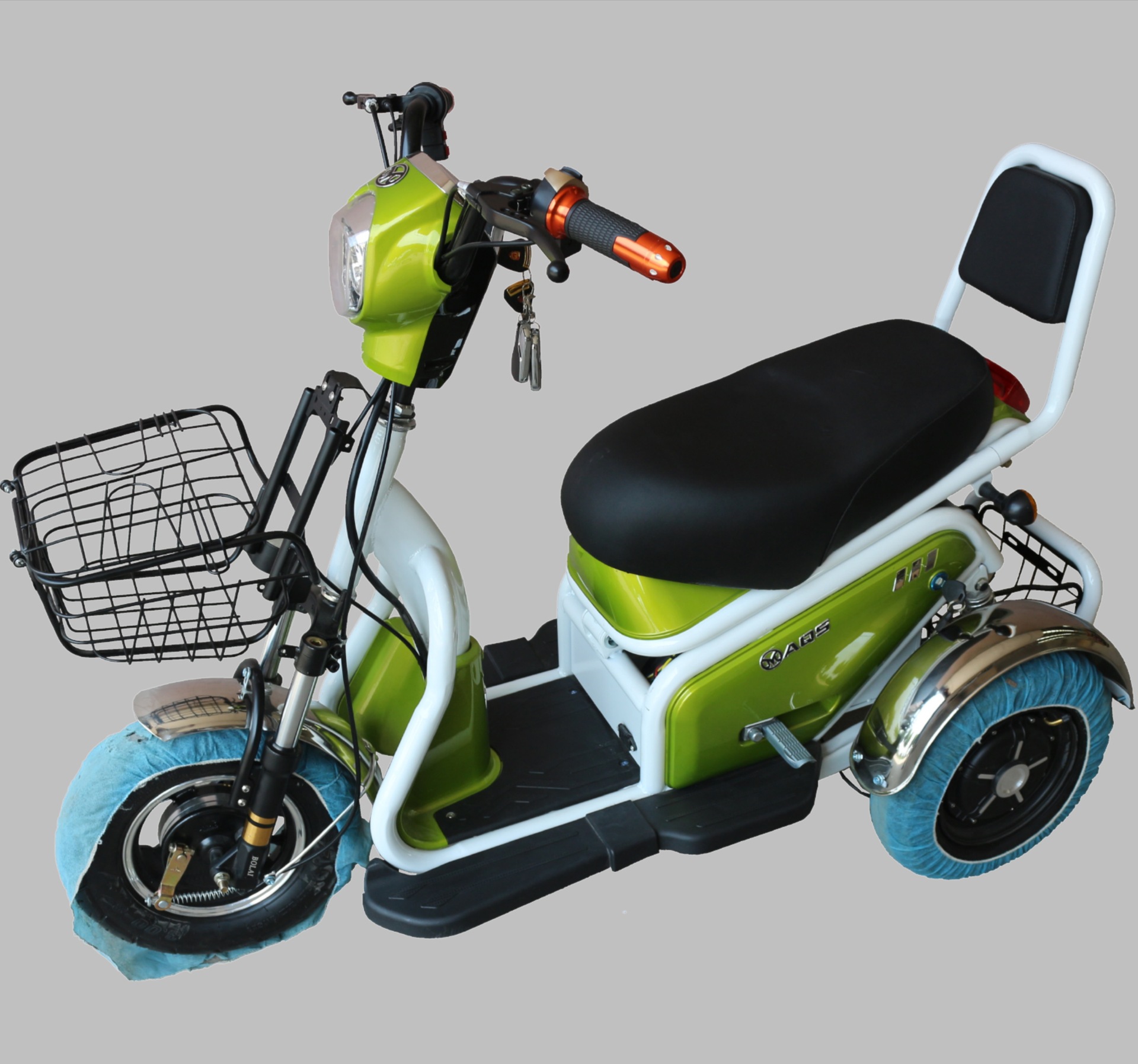 小布丁电动三轮车老年代步车单人双人三人电动车真空胎休闲代步车