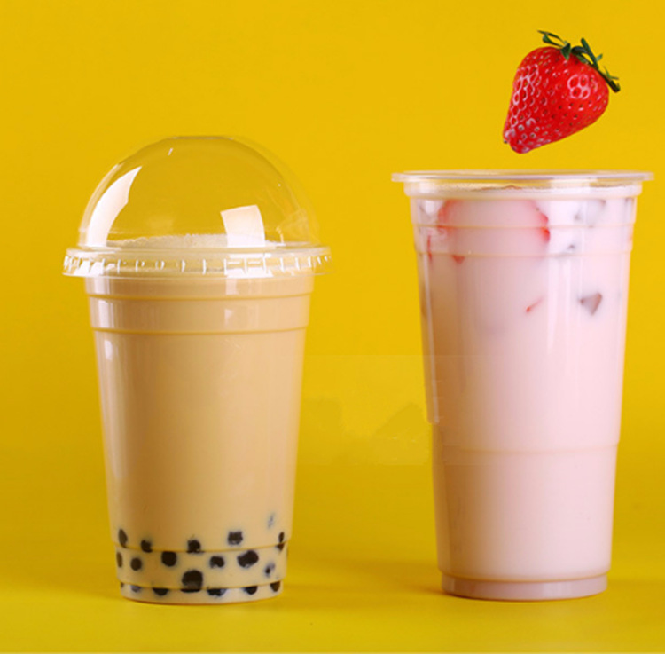 360ml 500ml 700ml 奶茶杯 千层蛋糕杯 水果杯 珍珠奶茶杯 带盖