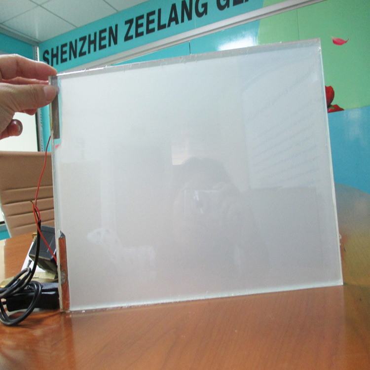 48v供电通电玻璃 调光玻璃 智能投影玻璃 通电透明