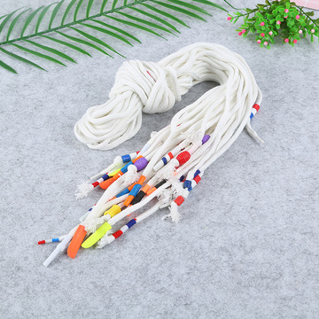 厂家直销 棉绳 服饰辅料 裤腰绳 环保可染色定 做棉鞋带 编织绳子